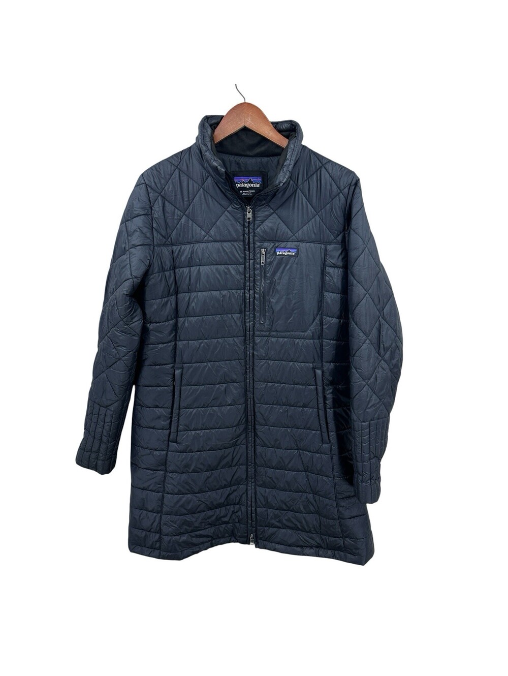 PATAGONIA Radalie Insulated Down Parka Womens XL Black Winter Jacket Coat X821